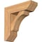 Ekena Millwork Legacy Slat Smooth Bracket w/ Offset Brace, Western Red Cedar, 7 1/2"W x 24"D x 24"H BKT0806X24X24LEC06SWR - alternate 1